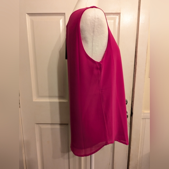 NWT Aryeh Pink Sleeveless Top Blouse S - Picture 5 of 12